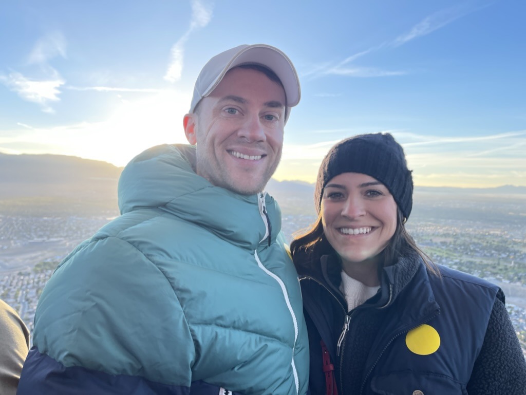 Hot air ballooning over Santa Fe, New Mexico