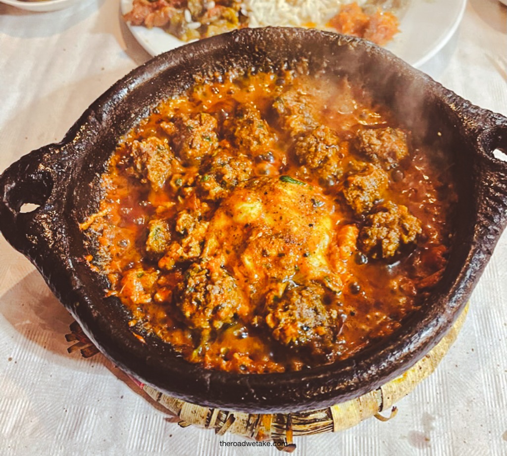 tagine in chefchaouen, morocco