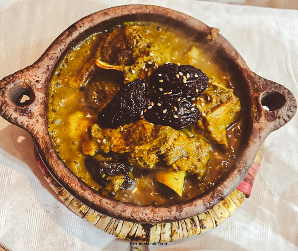 tagine in chefchaouen, morocco