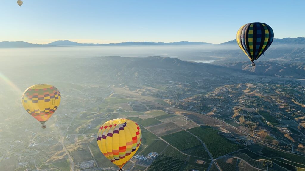 Hot air balloons is a top 10 activity in Santa Fe, New Mexico