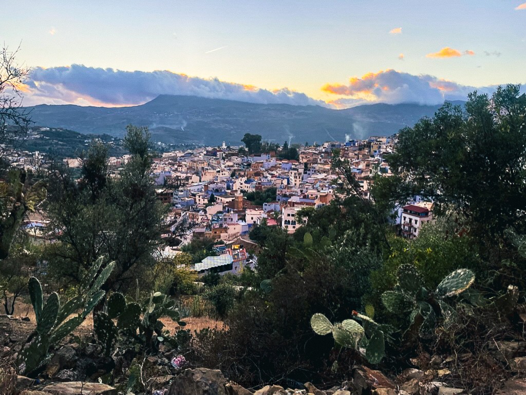 Sunset View of Chefchaouen, Morocco