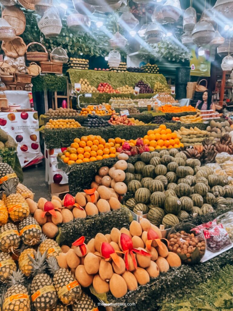 mexico city mercado de jamaica fruit