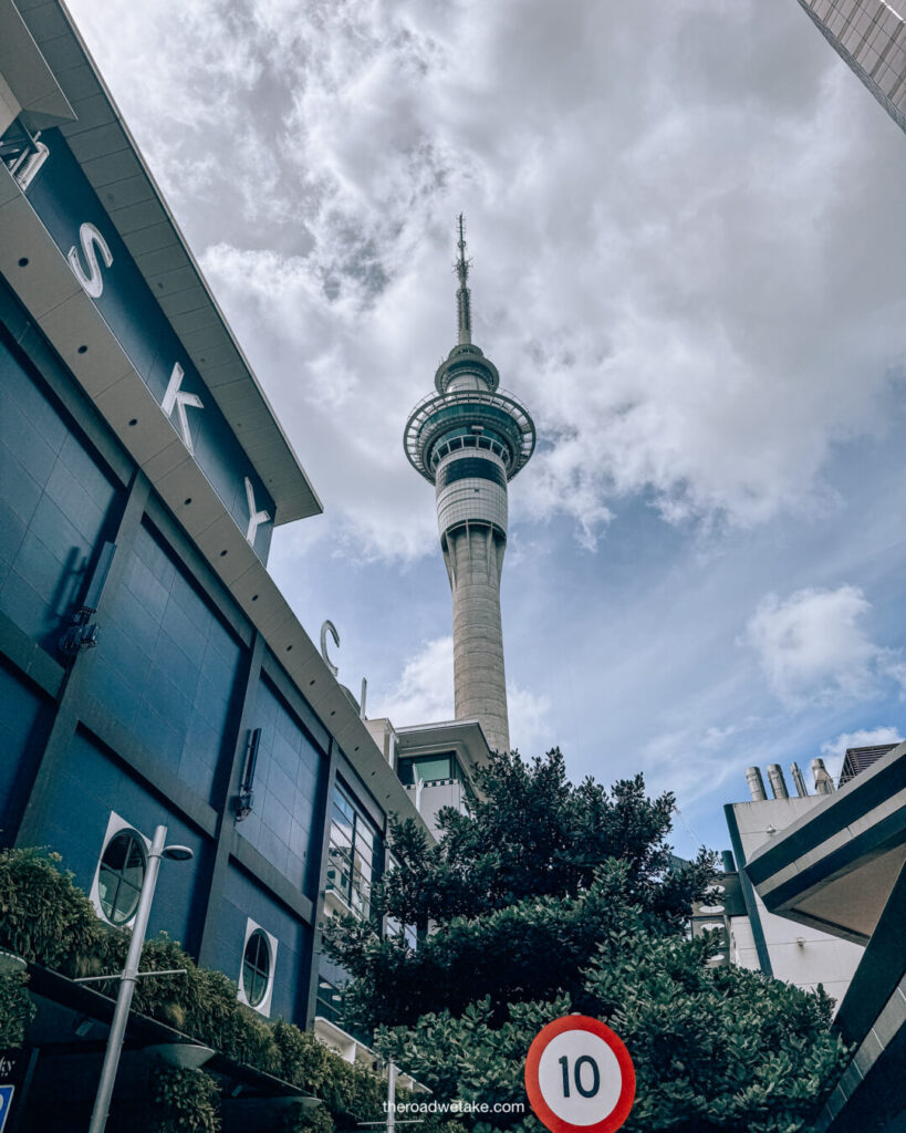 sky tower in auckland