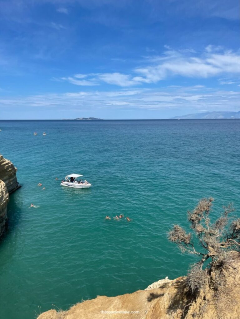 Corfu coast