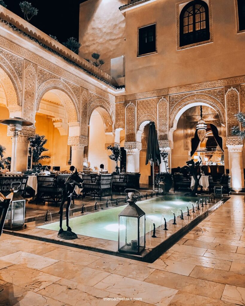 riad fes restaurant and pool