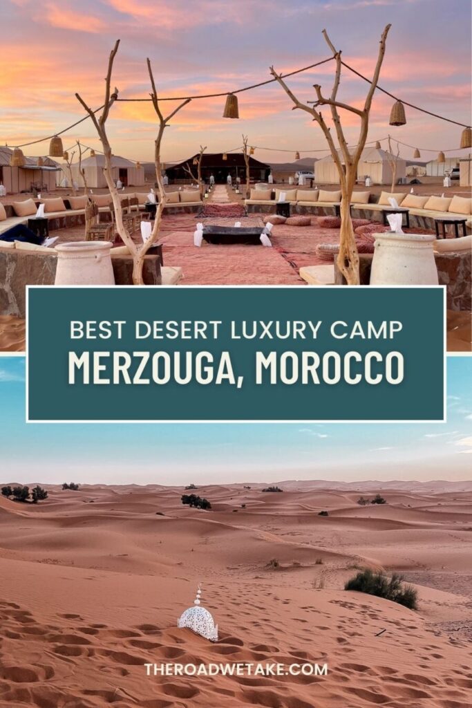 best desert luxury camp pin