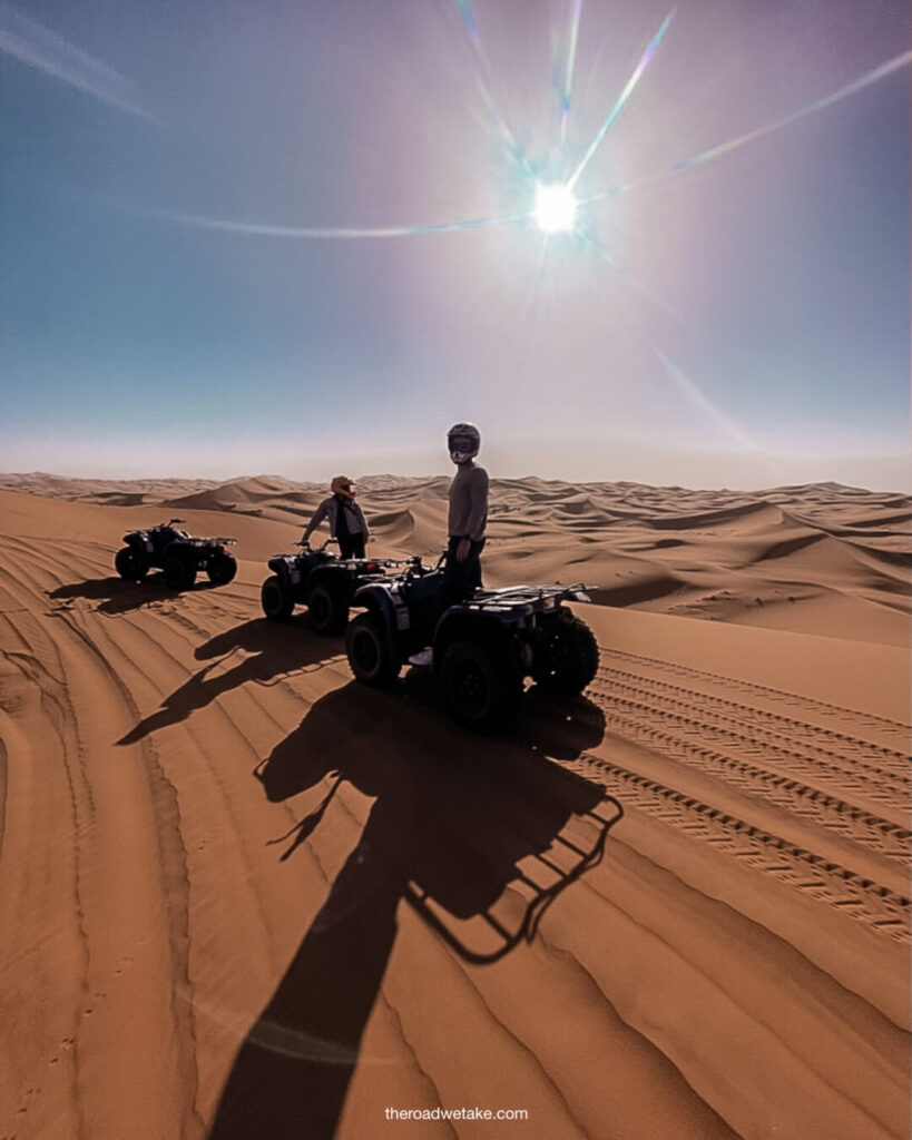 erg chebi dunes ATV merzouga morocco