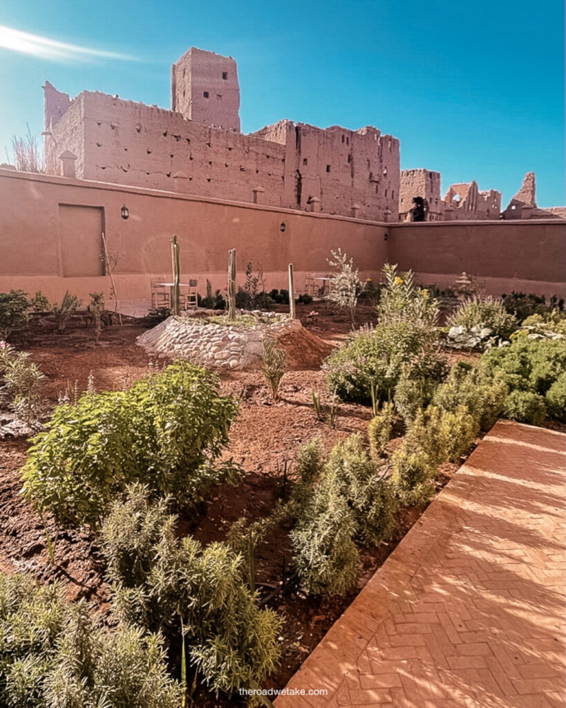 kasbah hnini view of village walls