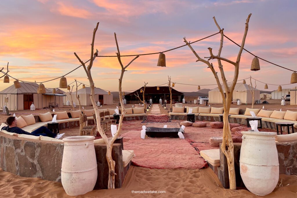 desert luxury camp merzouga, morocco