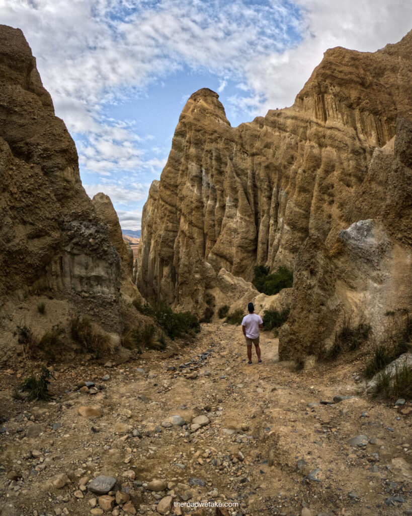 clay cliffs in new zealand's south island