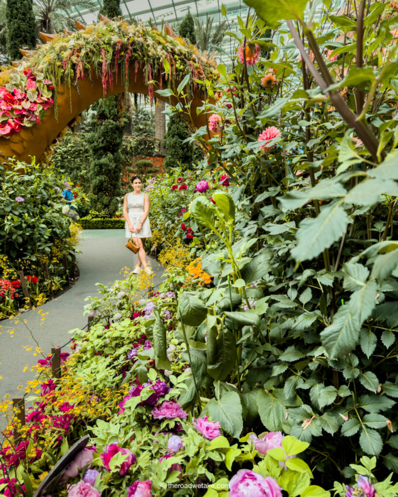 flower dome at gardens by the by