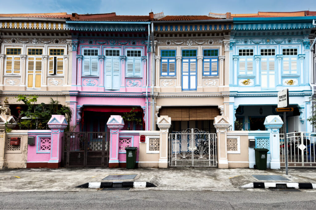 colorful peranakan houses