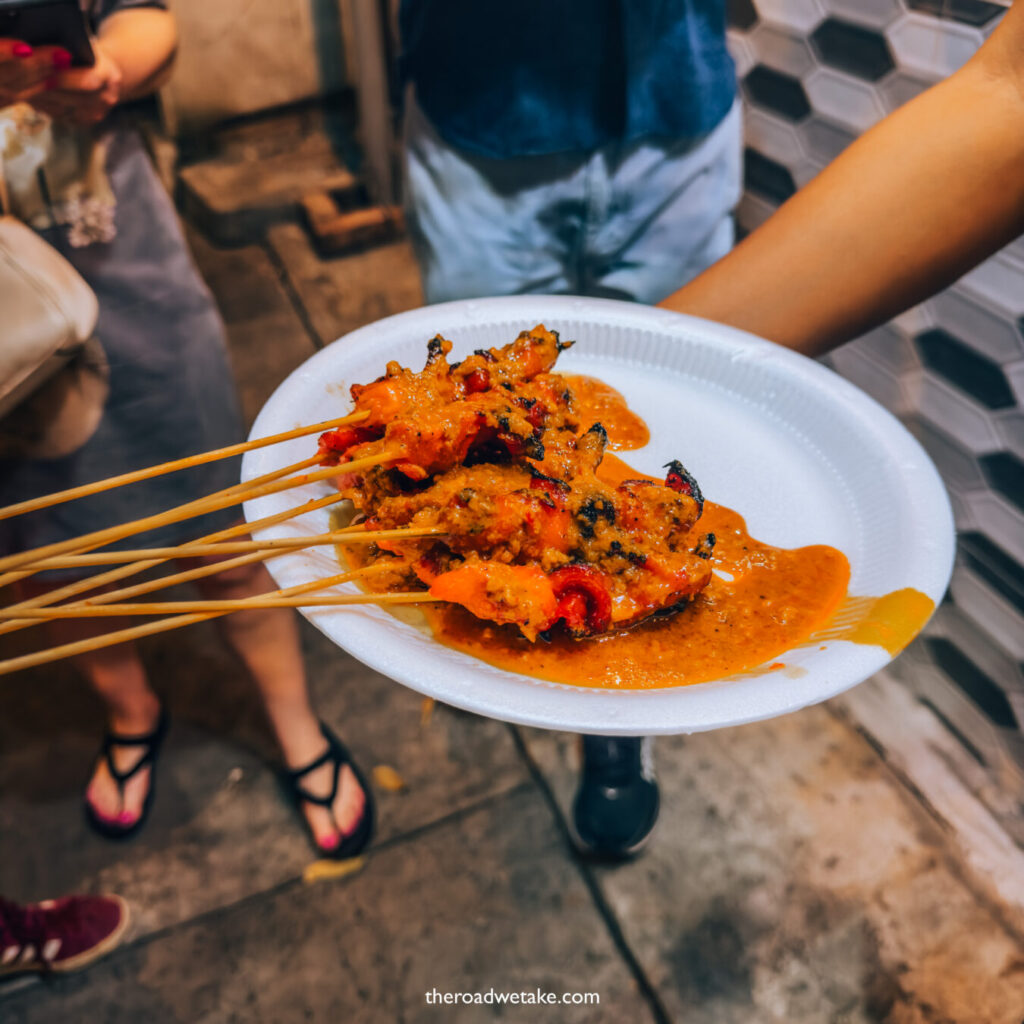 street food satay