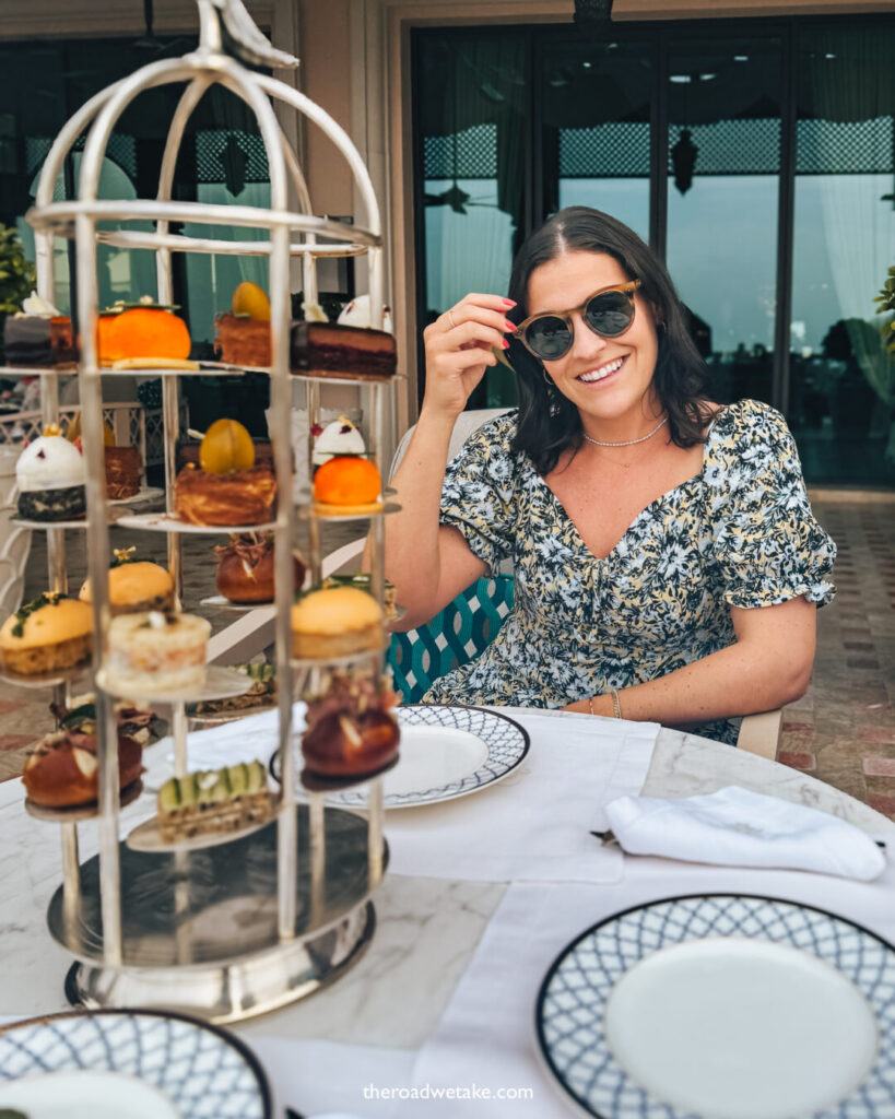 tea at Al Fayrooz, Jumeirah Al Qasr