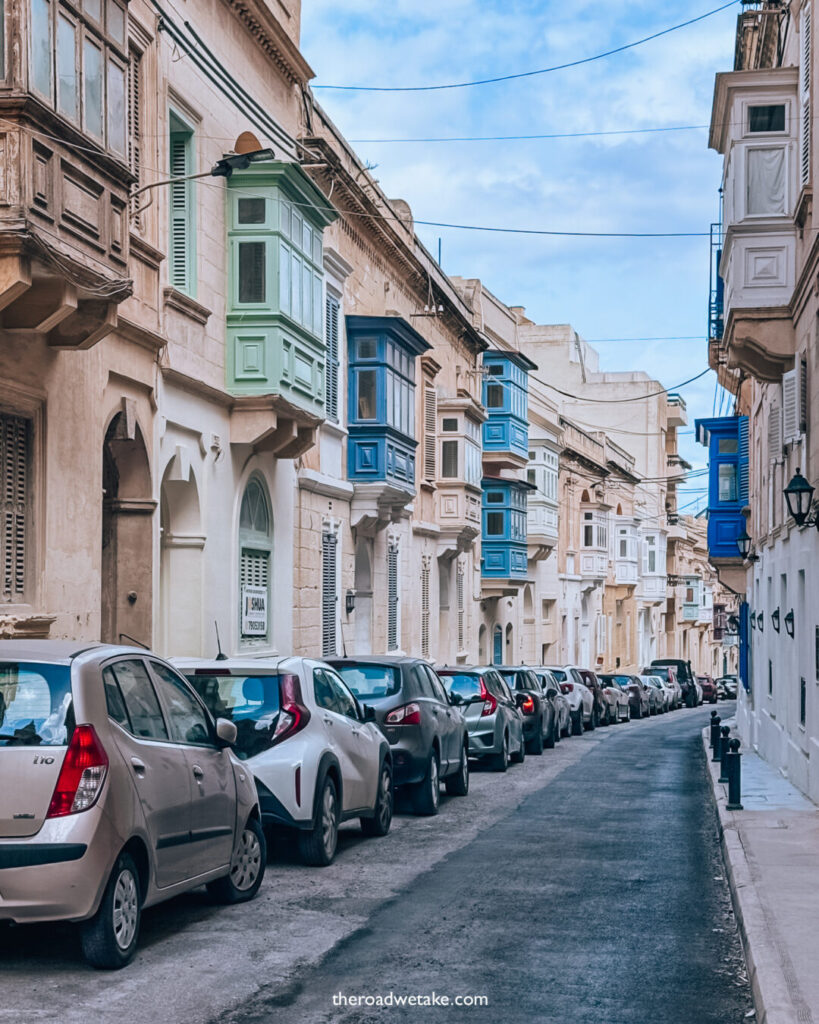 valletta balconies