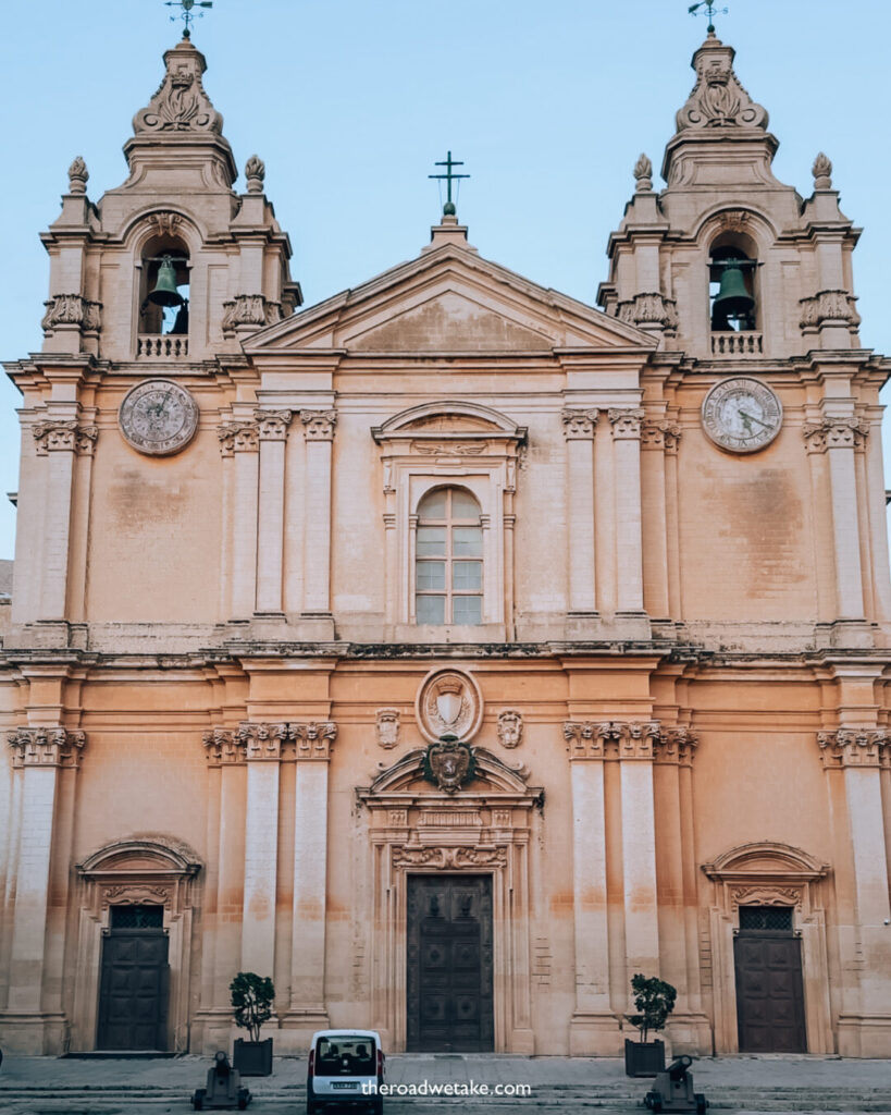 mdina malta st paul's cathedral