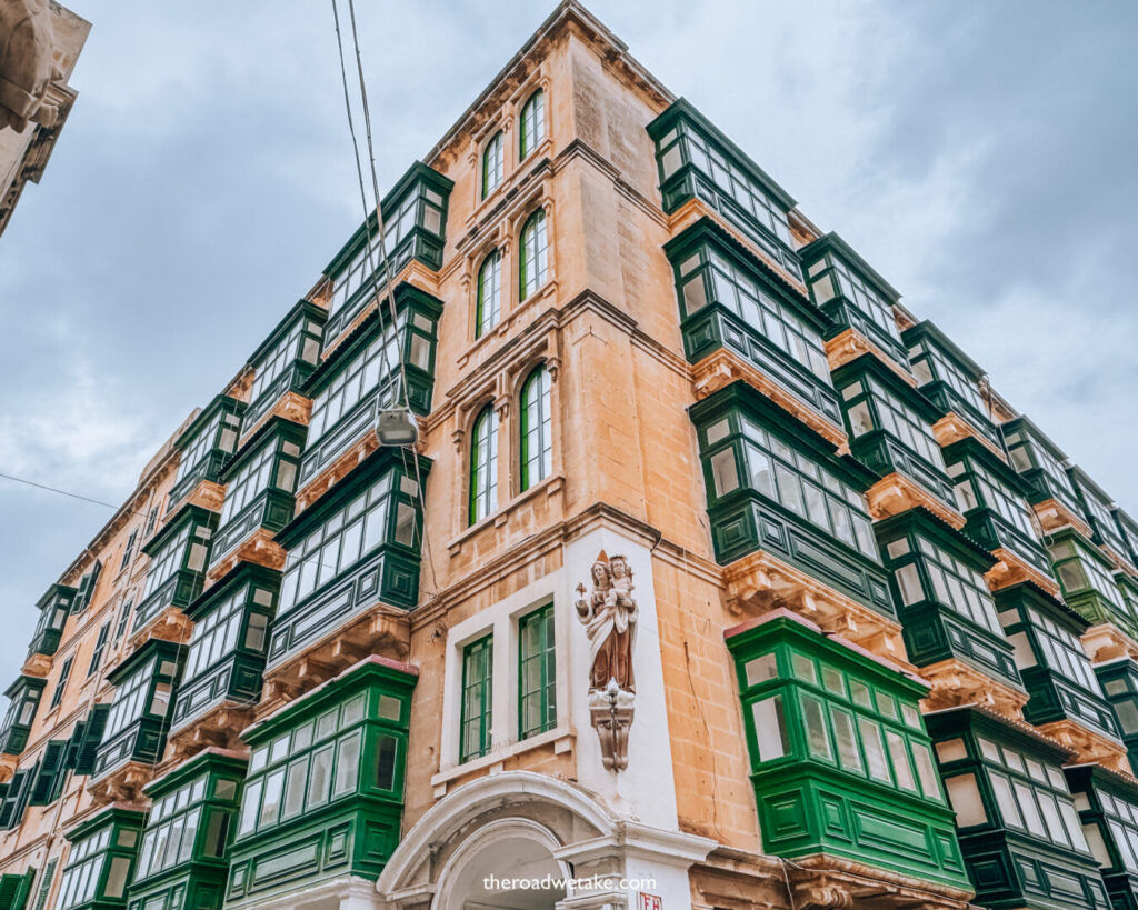 valletta balconies