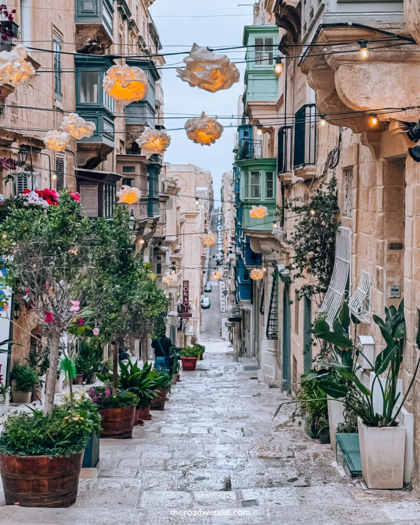 valletta, malta streets