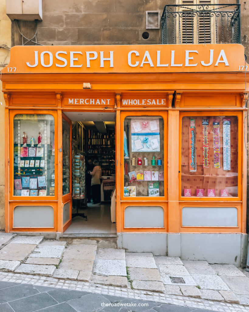 valletta malta shop