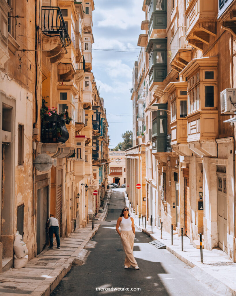 valletta, malta streets