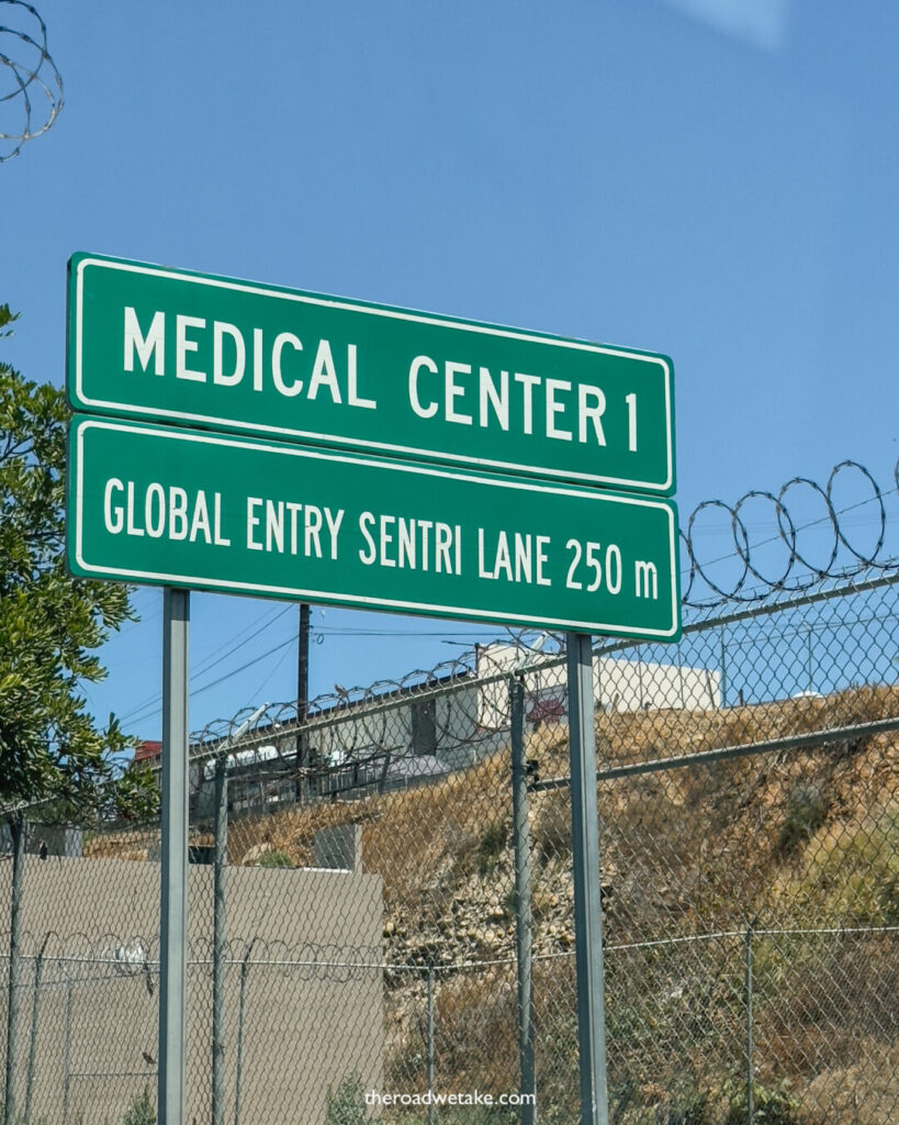 us mexico border crossing sentri lane